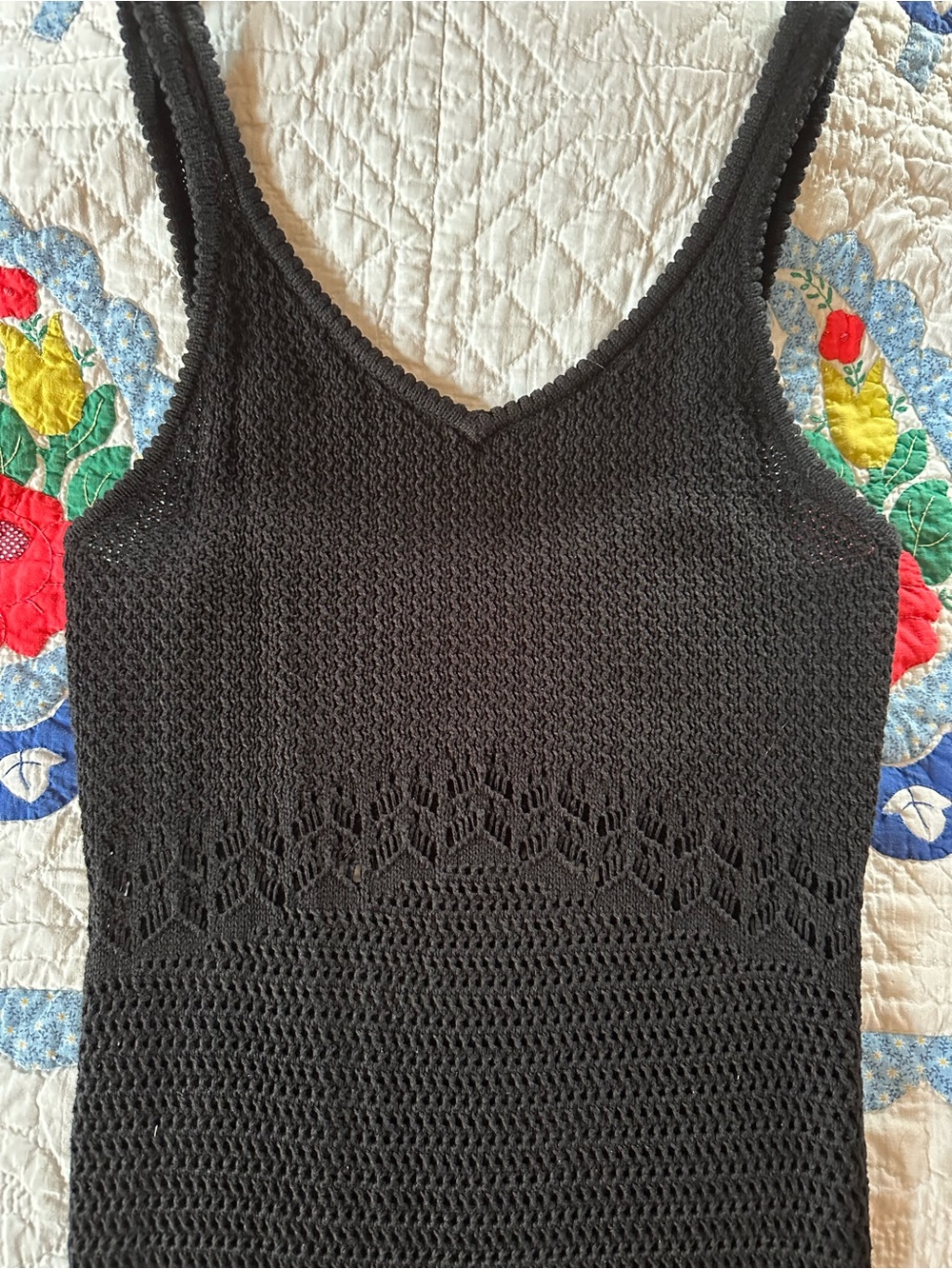 Old Navy Sleeveless Crochet Midi Dress - Picture 2 of 5